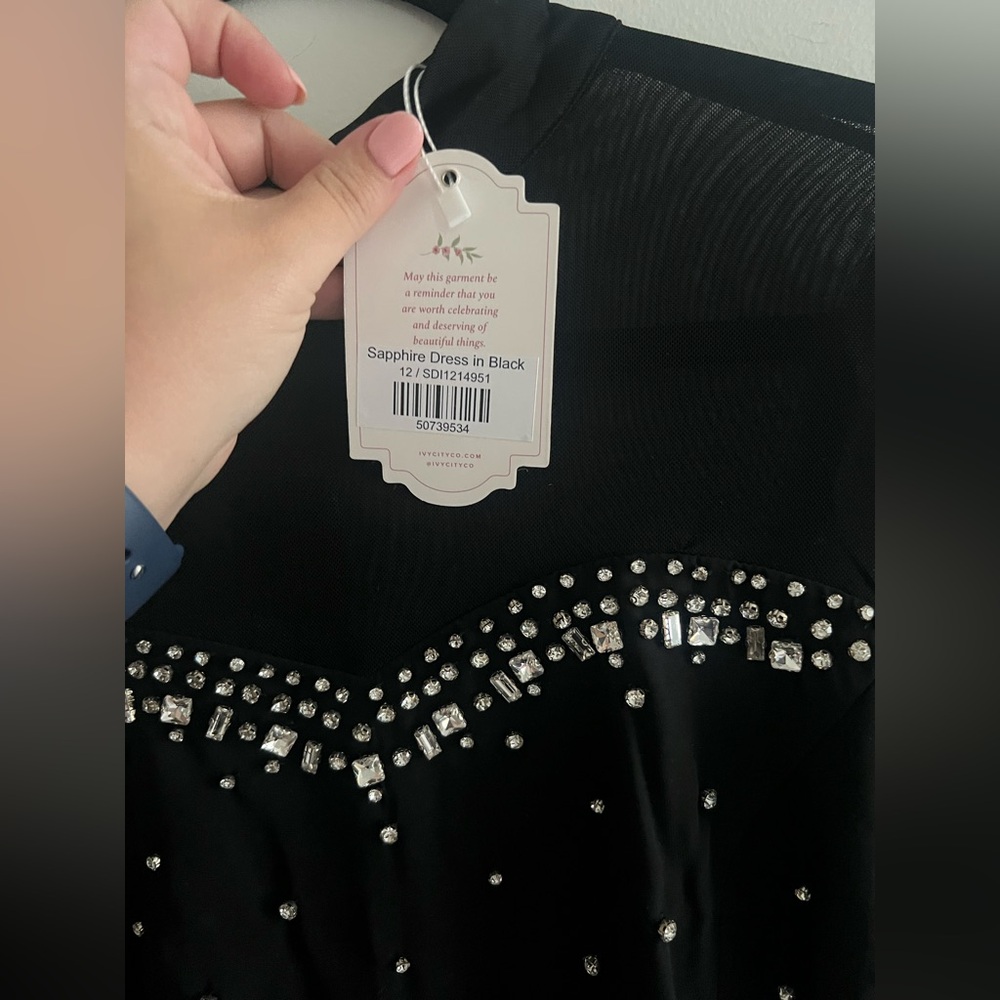 Ivy City Co Sapphire dress Size 12 - Picture 6 of 9